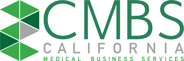 The logo for cmbs california medical business services
