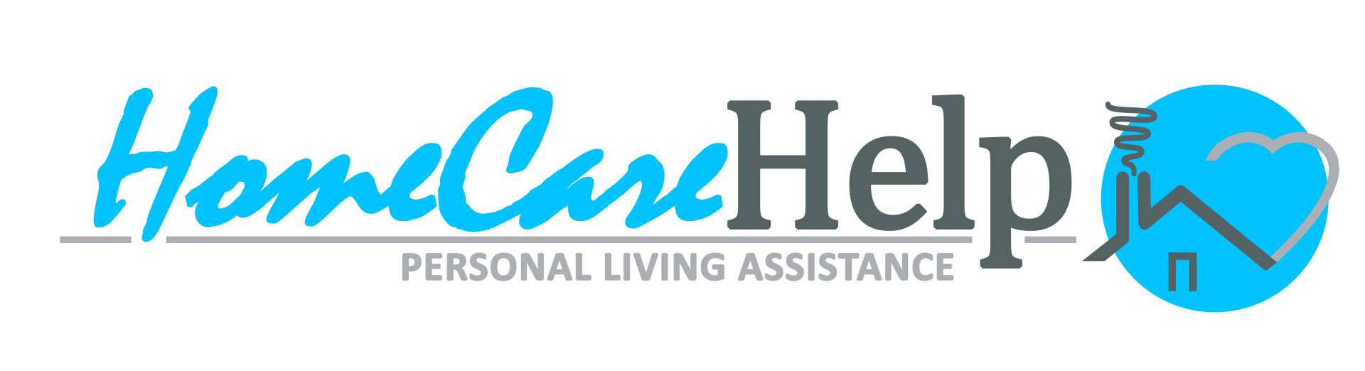 A logo for home care help personal living assistance