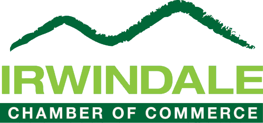 The logo for the irwindale chamber of commerce
