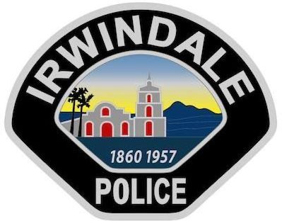 The logo for the irwindale police department