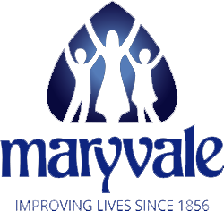 A logo for maryvale improving lives since 1856