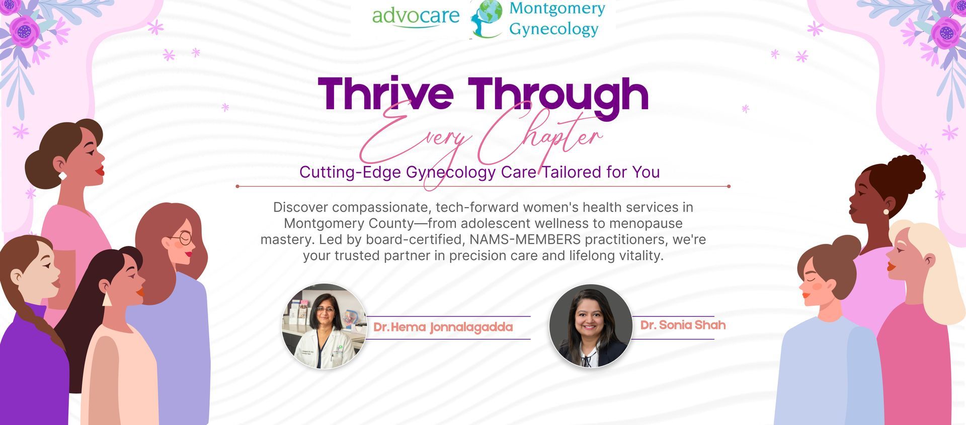 Advocare Montgomery Gynecology team providing compassionate, comprehensive women’s healthcare in a professional clinical setting.
