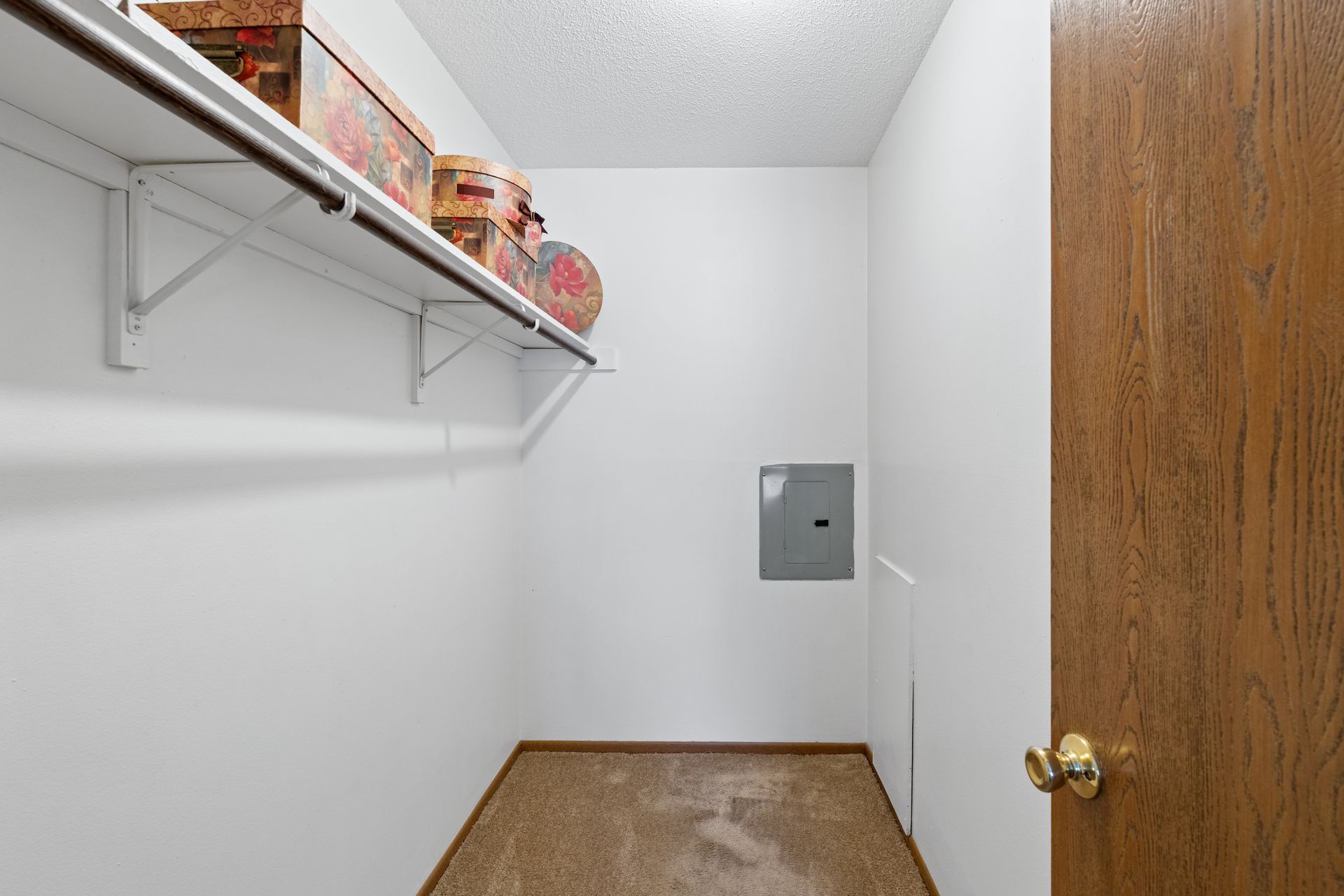 Photo of a walk-in closet