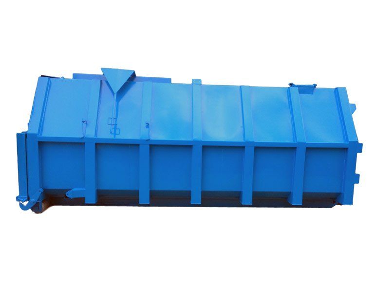 Sludge Container With Auger side
