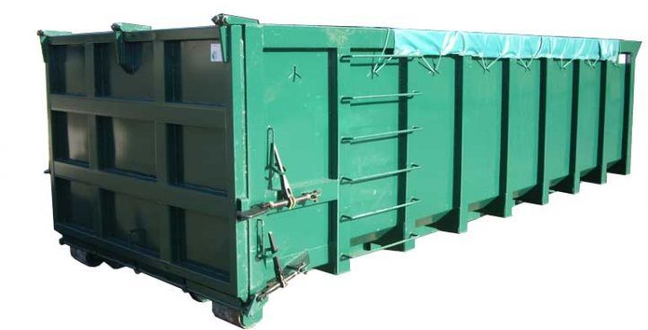SLUDGE CONTAINER WITH PVC COVER