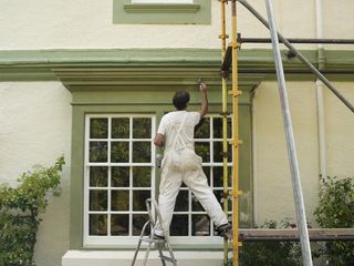 Exterior wall painting