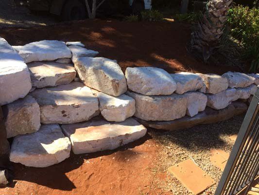 large stone block wall