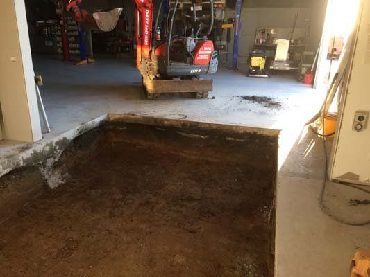 excavation in highfields