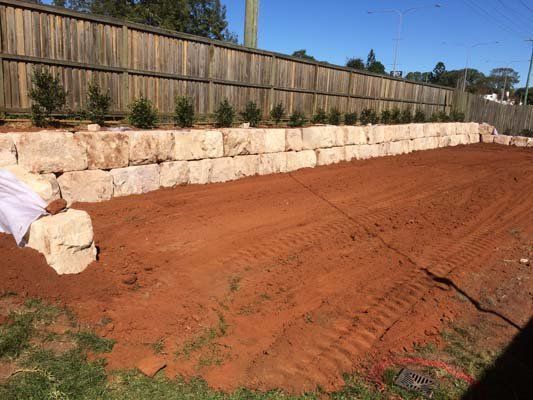 retaining walls in highfields