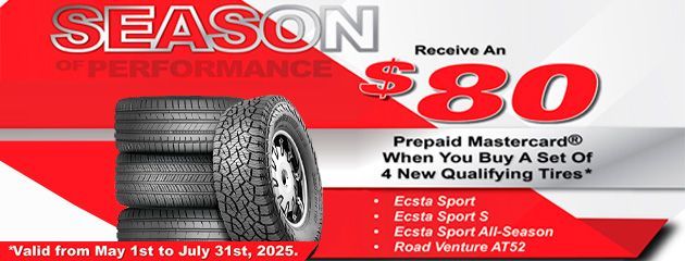 Tire specials | Carfix Auto Repair