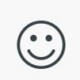 Es ist ein Smiley mit einem Lächeln darauf.