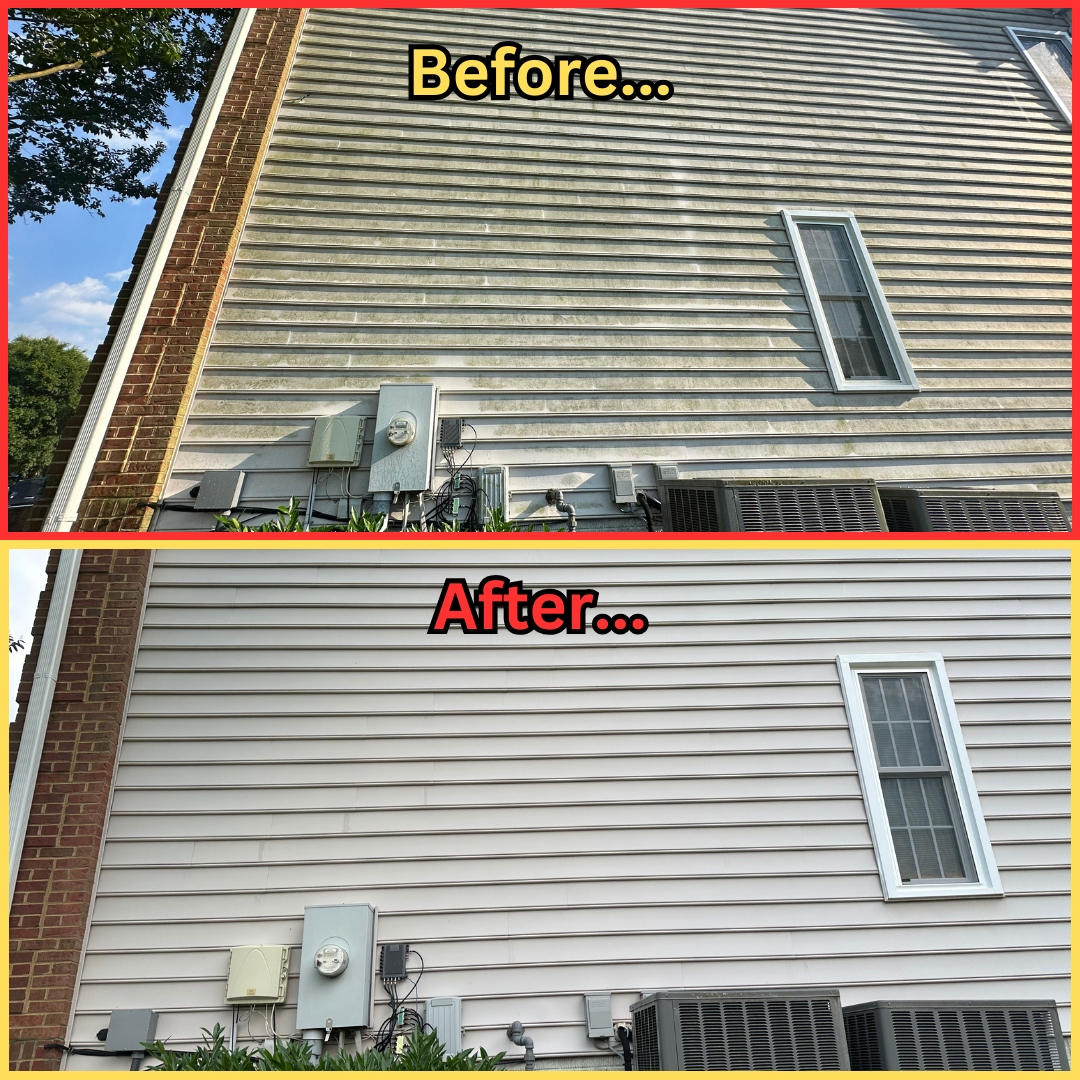 Pressure Washing the House Side — Brookeville, MD — Smooth Bore Pressure Washing LLC