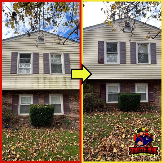 Pressure Washing the House Side — Brookeville, MD — Smooth Bore Pressure Washing LLC