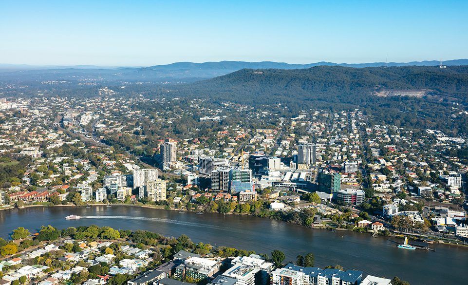 Toowong Suburb Aerial Photo