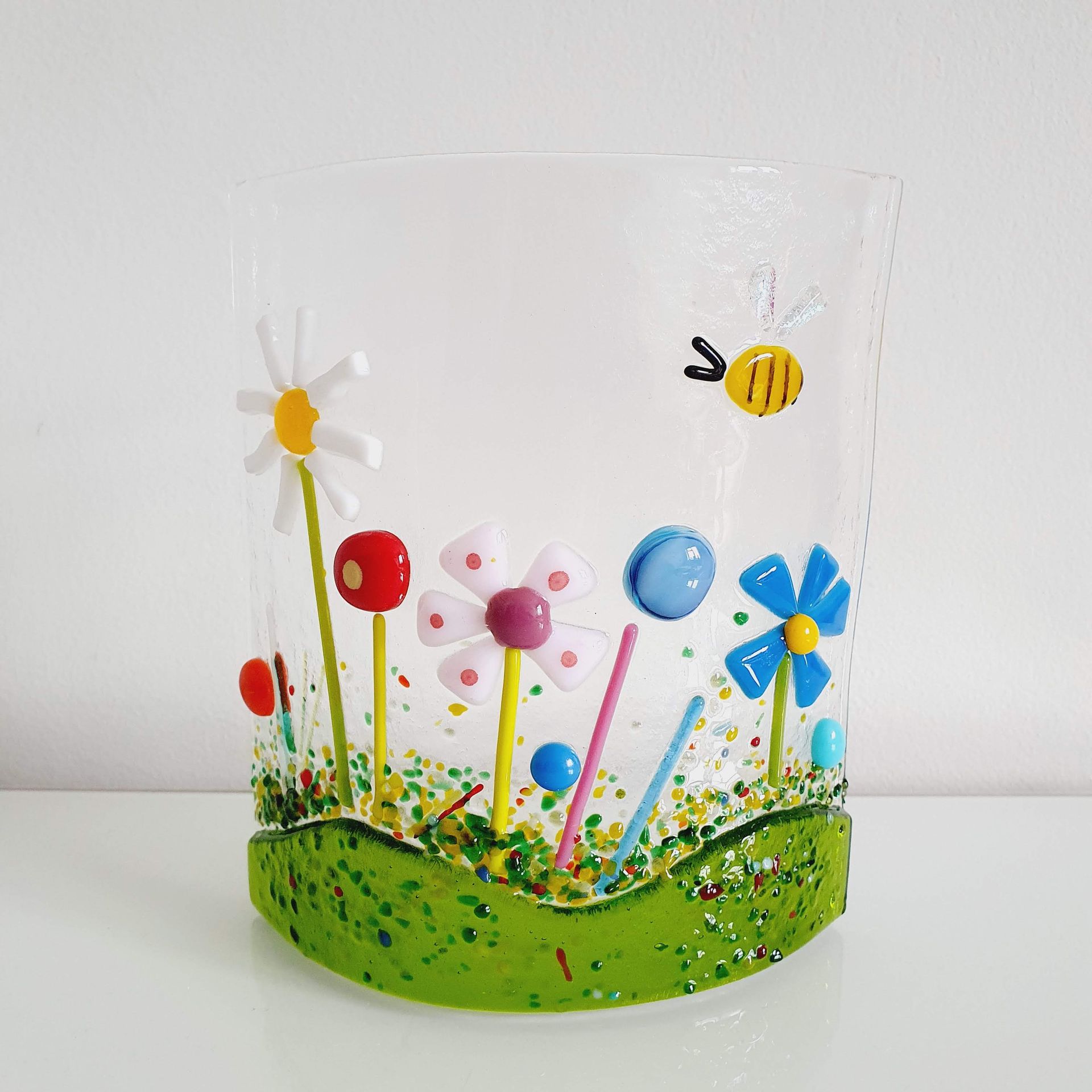 Poppy Field Glass | Handmade Bradford on Avon