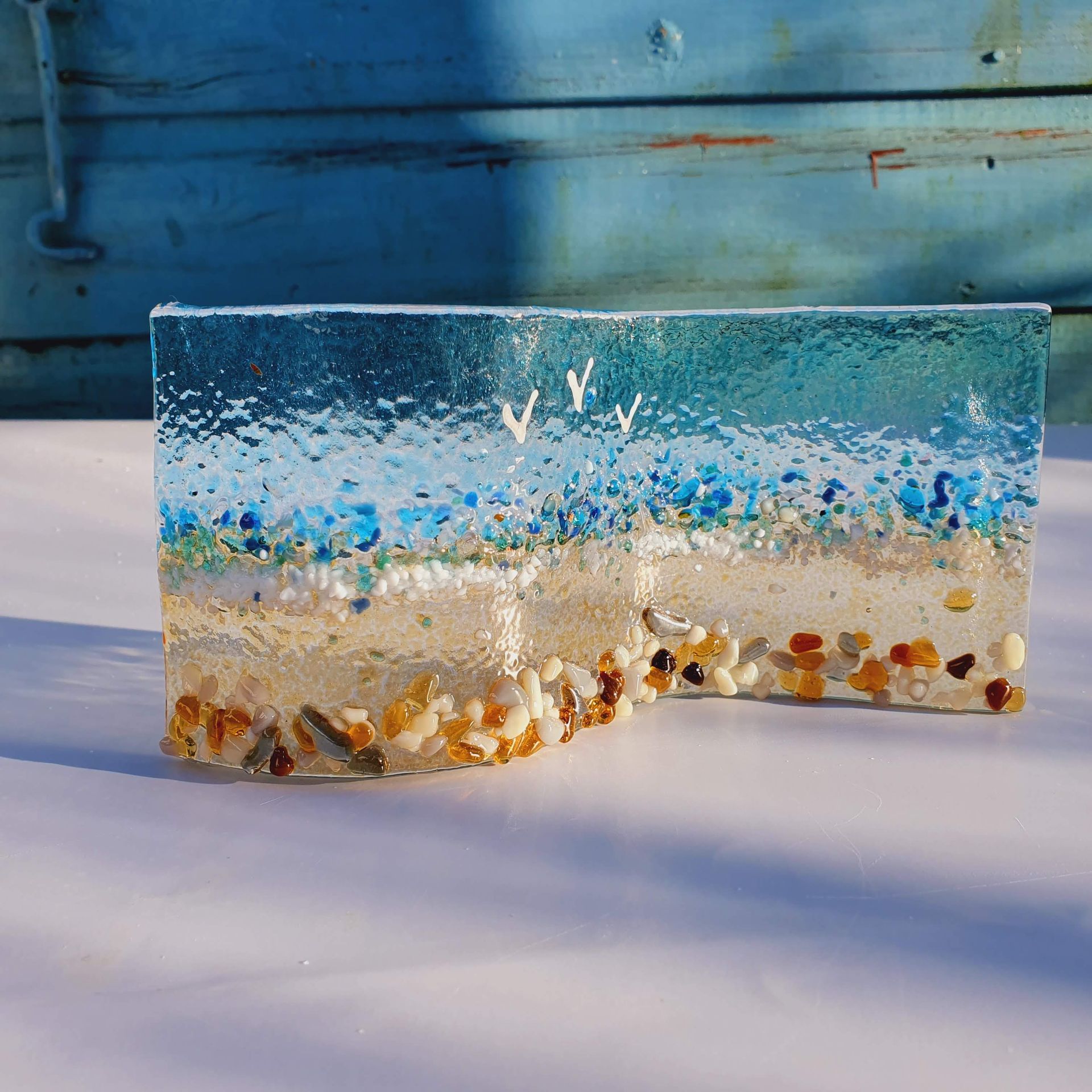 Poppy Field Glass | Handmade Bradford on Avon