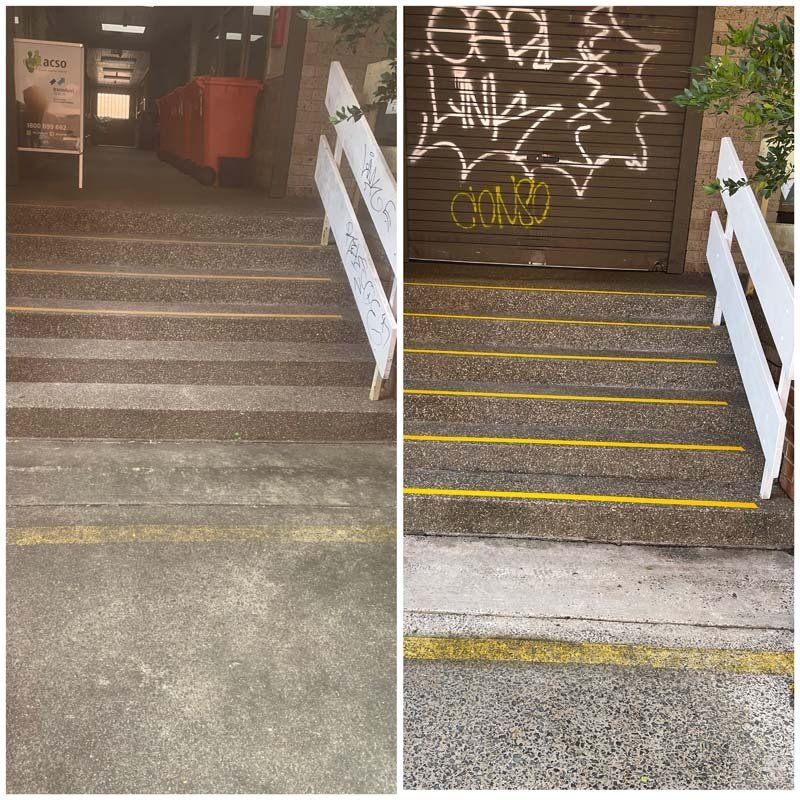 Before and After Pressure Clean — South Coast Pressure Washer  in Oak Flats, NSW