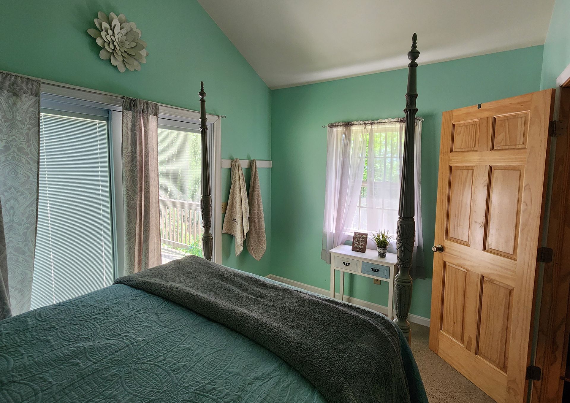 Inviting comfy bedroom