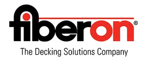 The logo for fiberon the decking solutions company