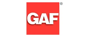 A red square with the word gaf on it.