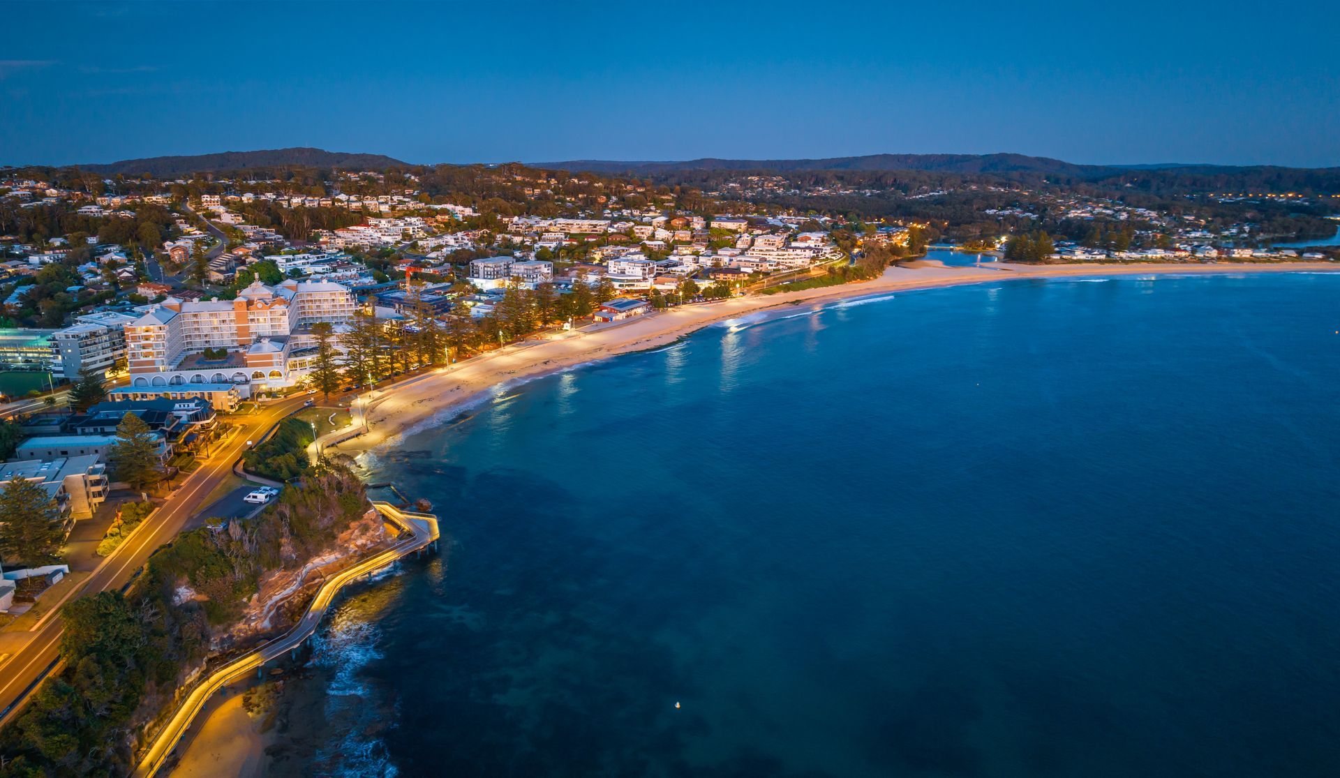 An Aerial View of a Beach With a City in the Background — NLJ Partners P/L In Wyong, NSW