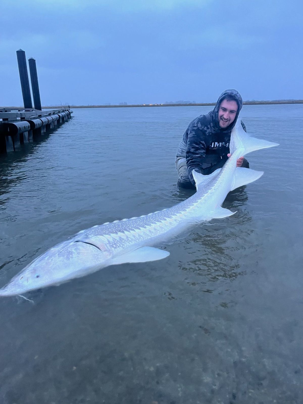 man with fish