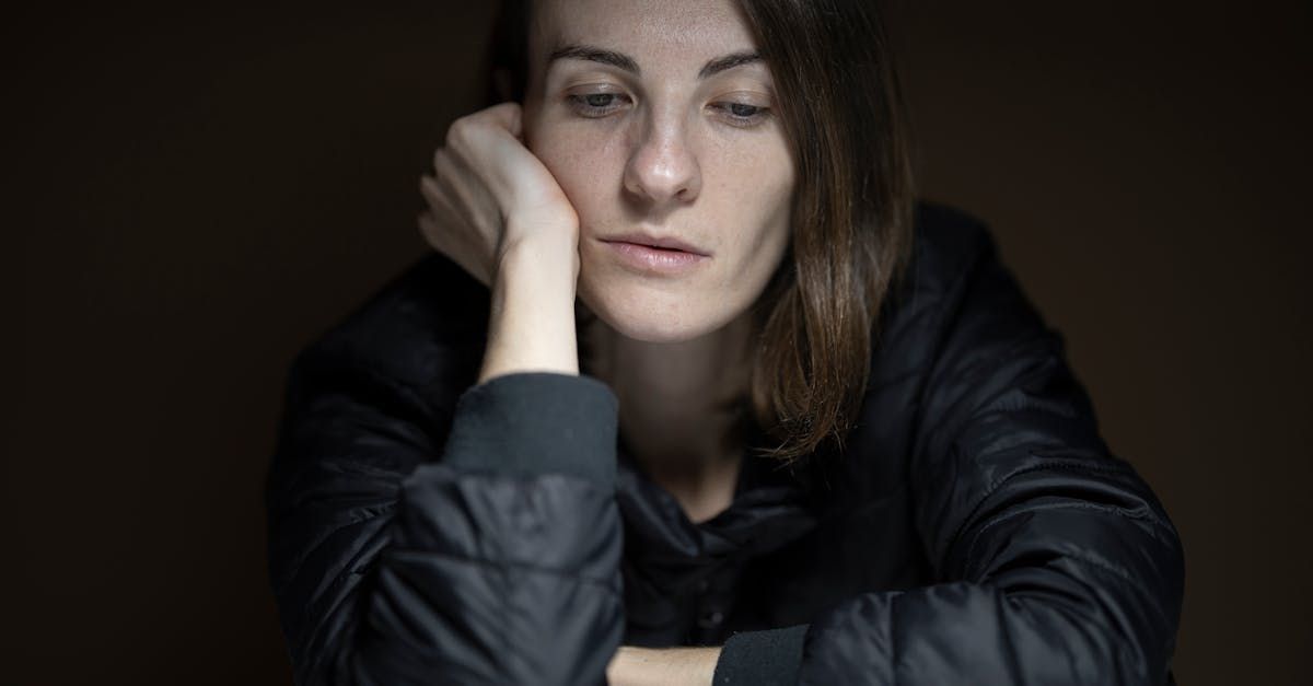 Woman with depression