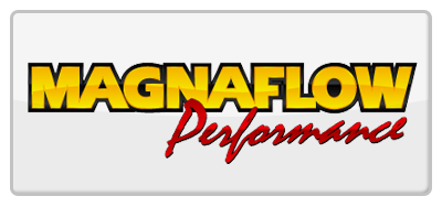 A magnaflow performance logo on a white background.