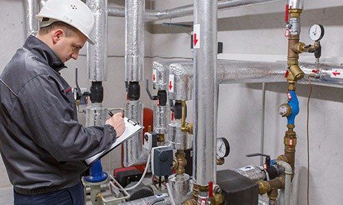 Expert monitoring the boiler in Washingtonville, NY