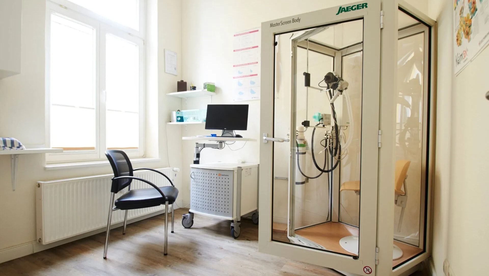 diagnostische Geräte zur Lungenfunktionsmessung