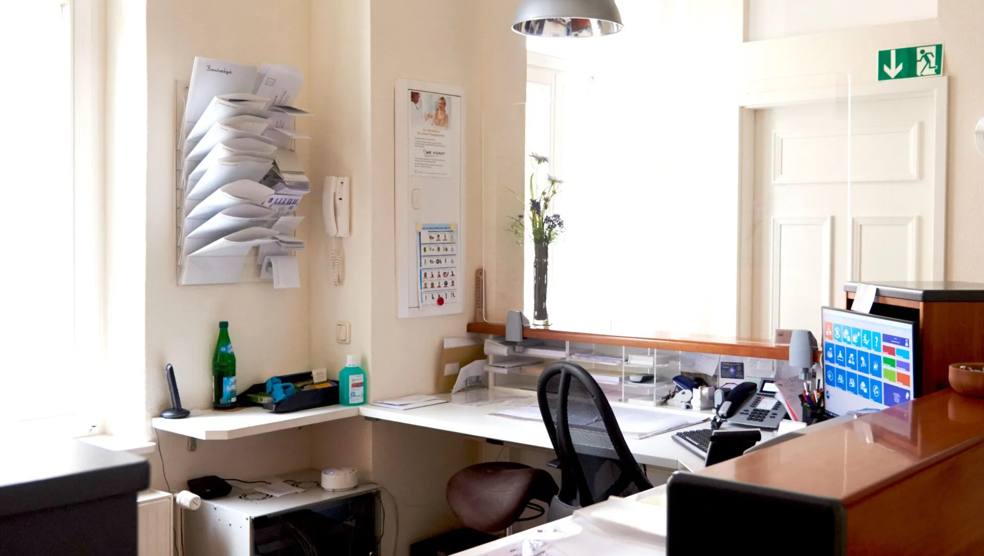 Thresenbereich der Praxis aus Sicht des Personals