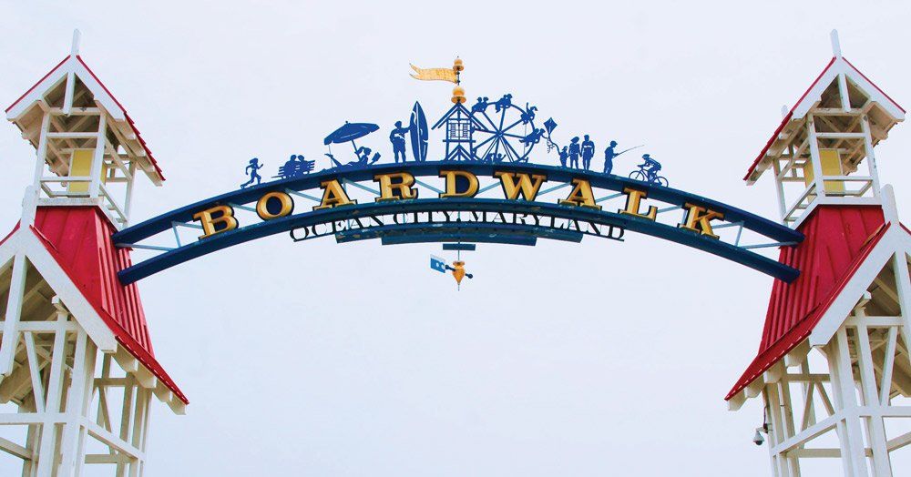 The Ocean City Boardwalk Arch