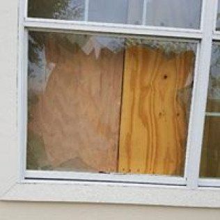 Broken House Window — San Antonio, TX — Mission Glass