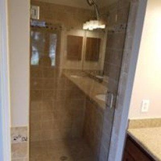 Bathroom Glass Door — San Antonio, TX — Mission Glass