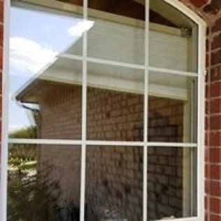 Window with White Grills — San Antonio, TX — Mission Glass