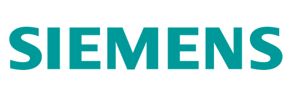 Siemens logo in teal against a white background.