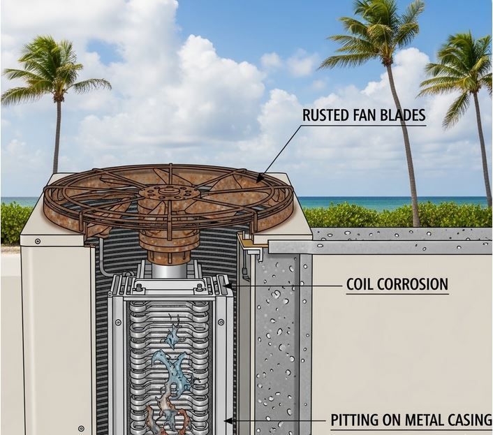 hvac salt air corrosion 