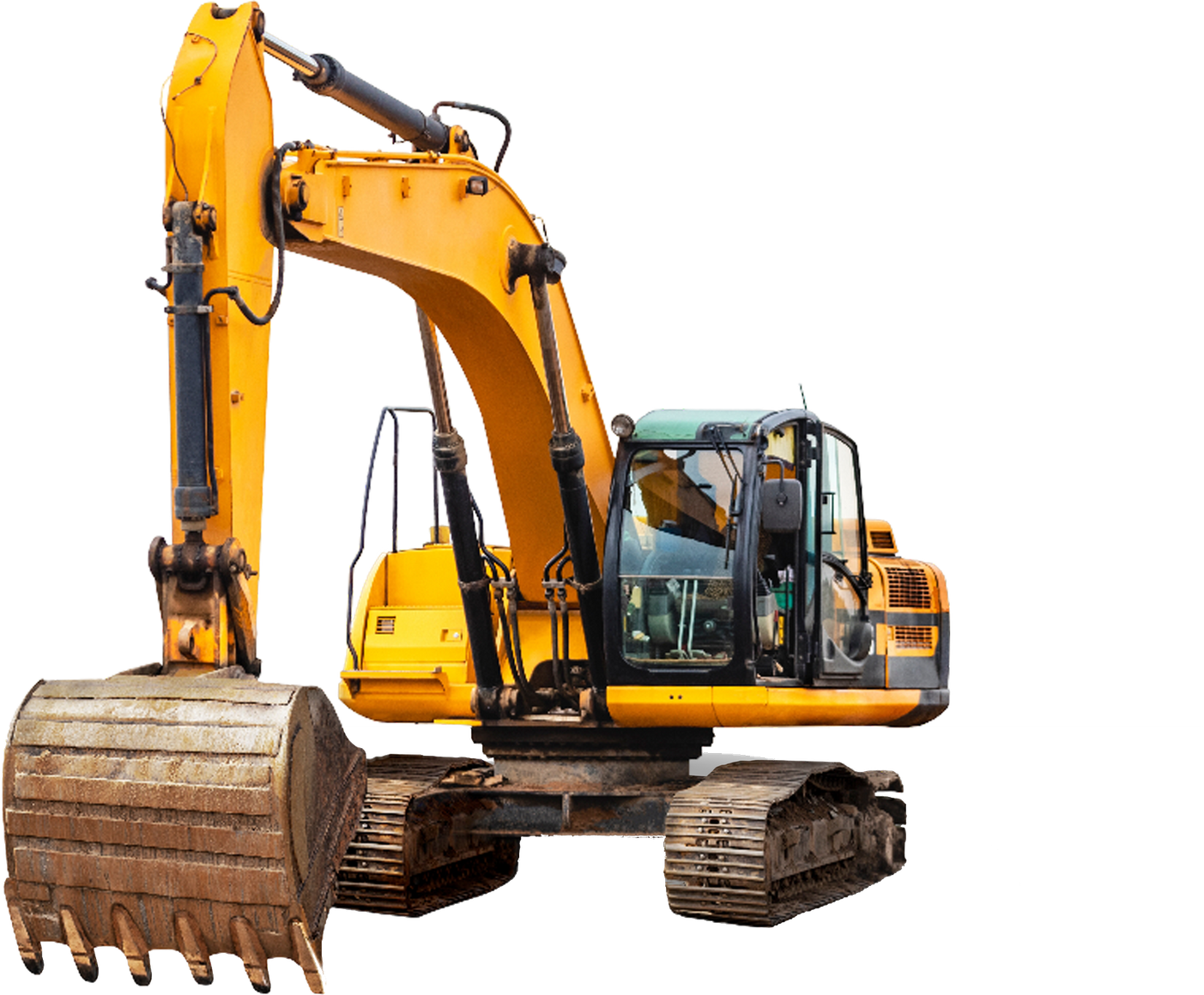 Yellow Excavation Truck