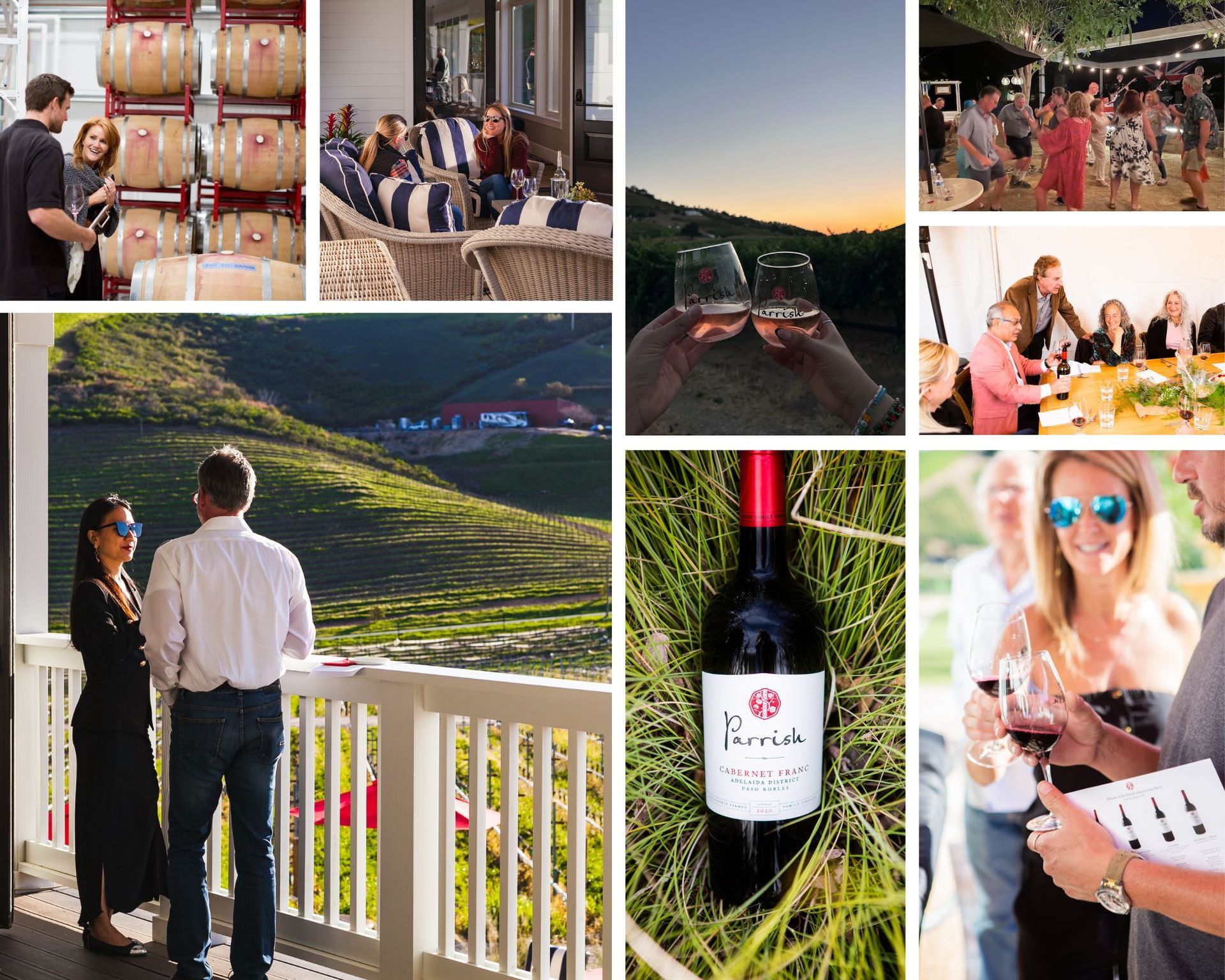 Joining the Parrish Family VIneyard wine club gives you access to library wines, early releases, events, complimentary tastings, and discounts!