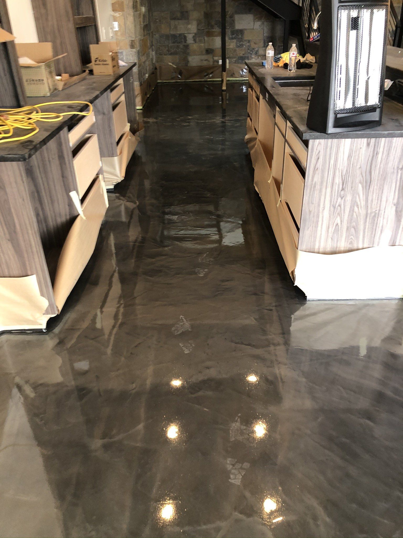 Metallic Epoxy Flooring Office — Silverthorne, CO — K J M Floor Store