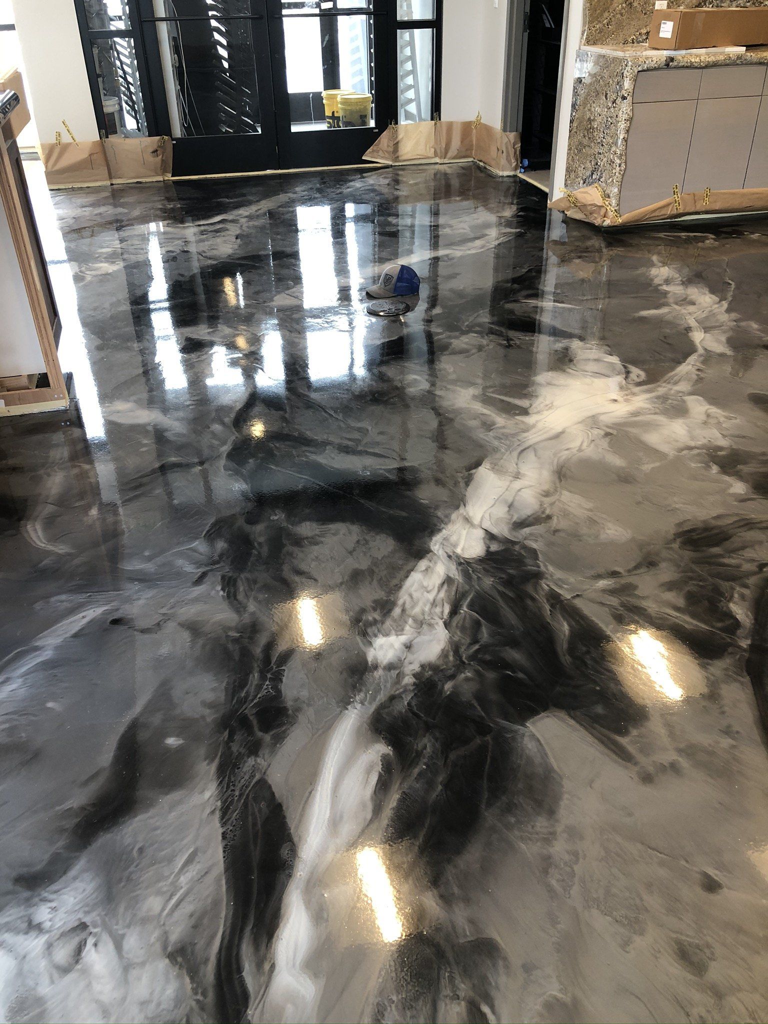 Floor with Epoxy — Silverthorne, CO — K J M Floor Store