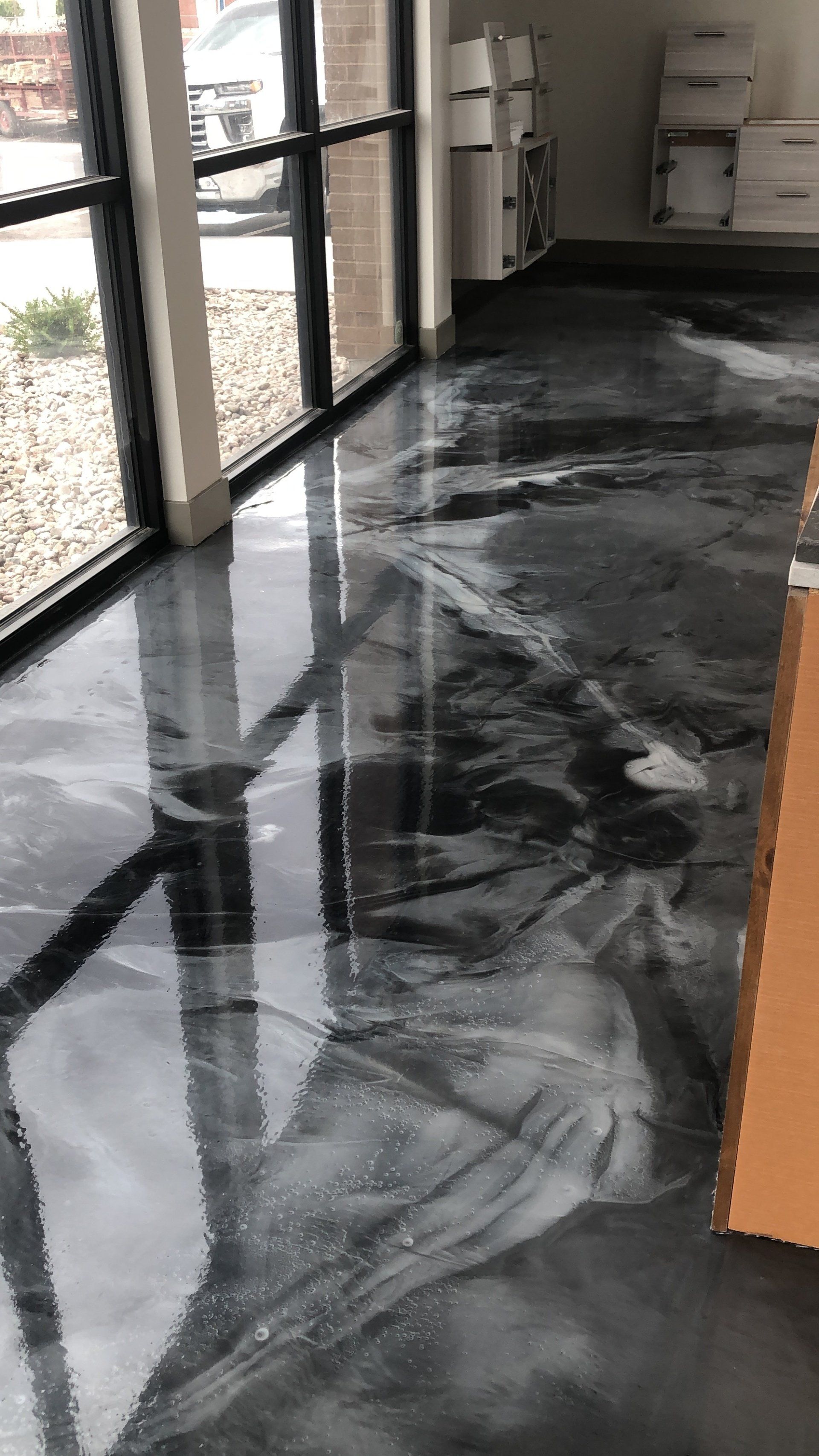 Marble Epoxy — Silverthorne, CO — K J M Floor Store