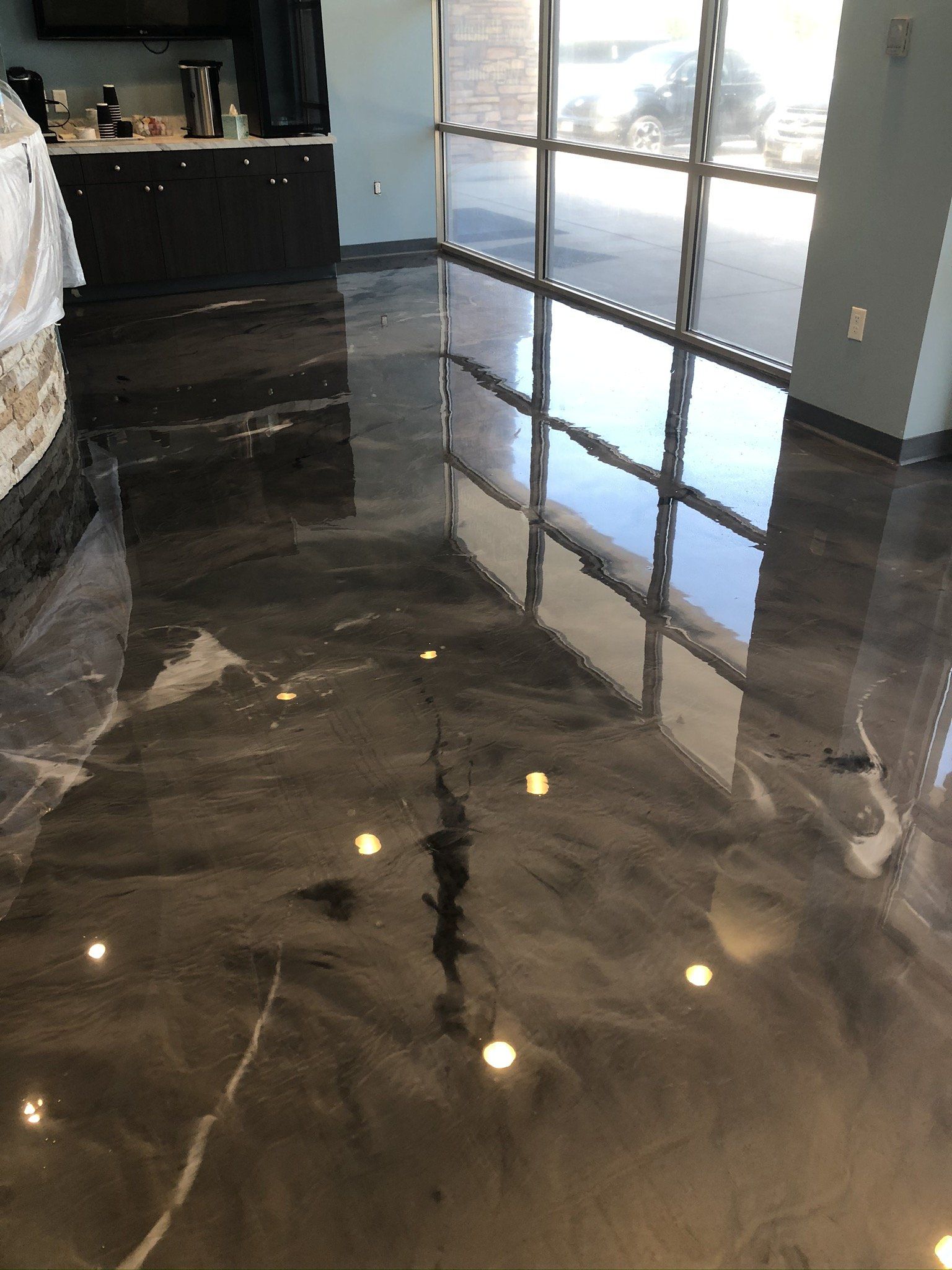 Marble Epoxy Flooring — Silverthorne, CO — K J M Floor Store