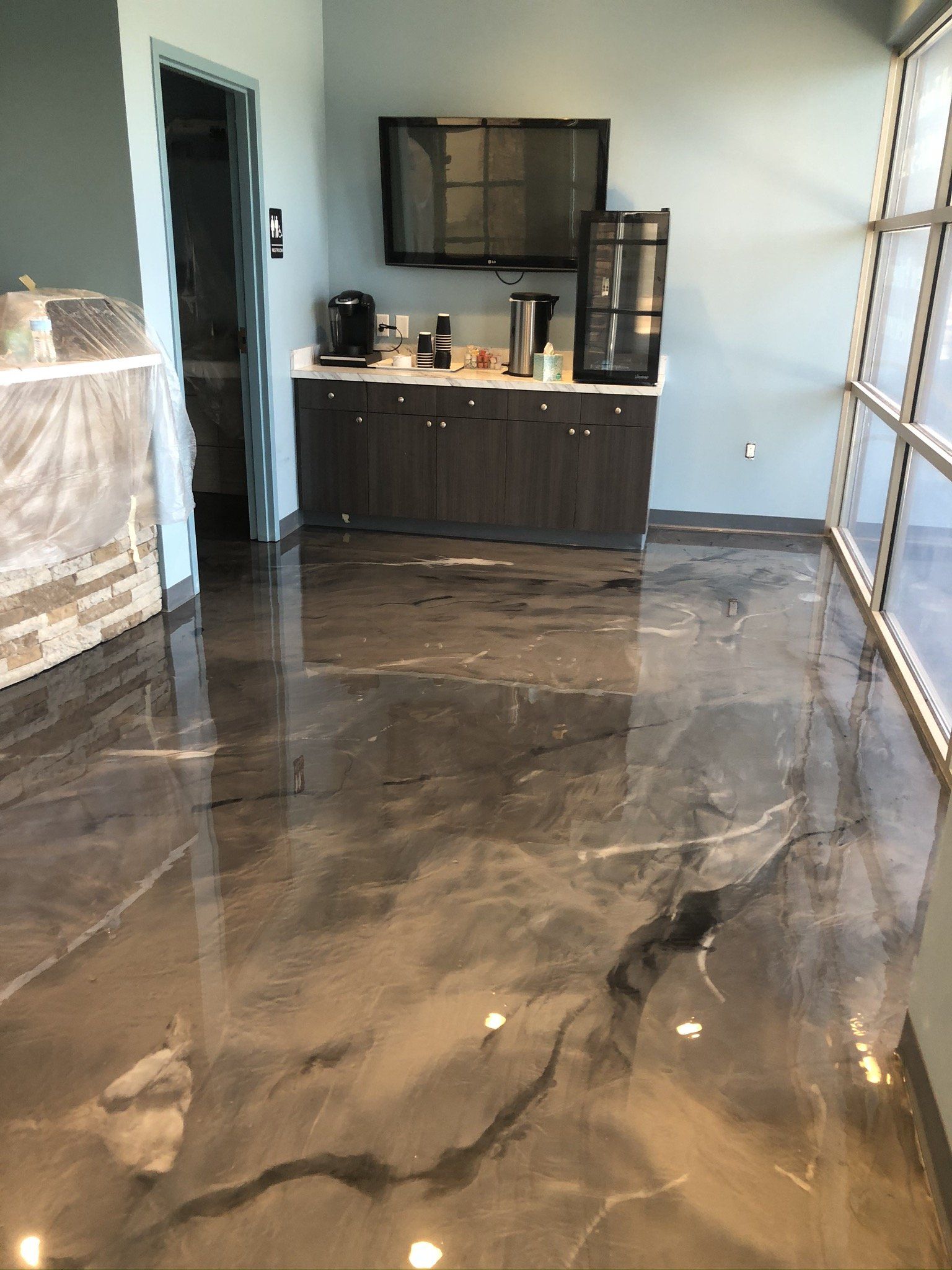Marble Epoxy — Silverthorne, CO — K J M Floor Store