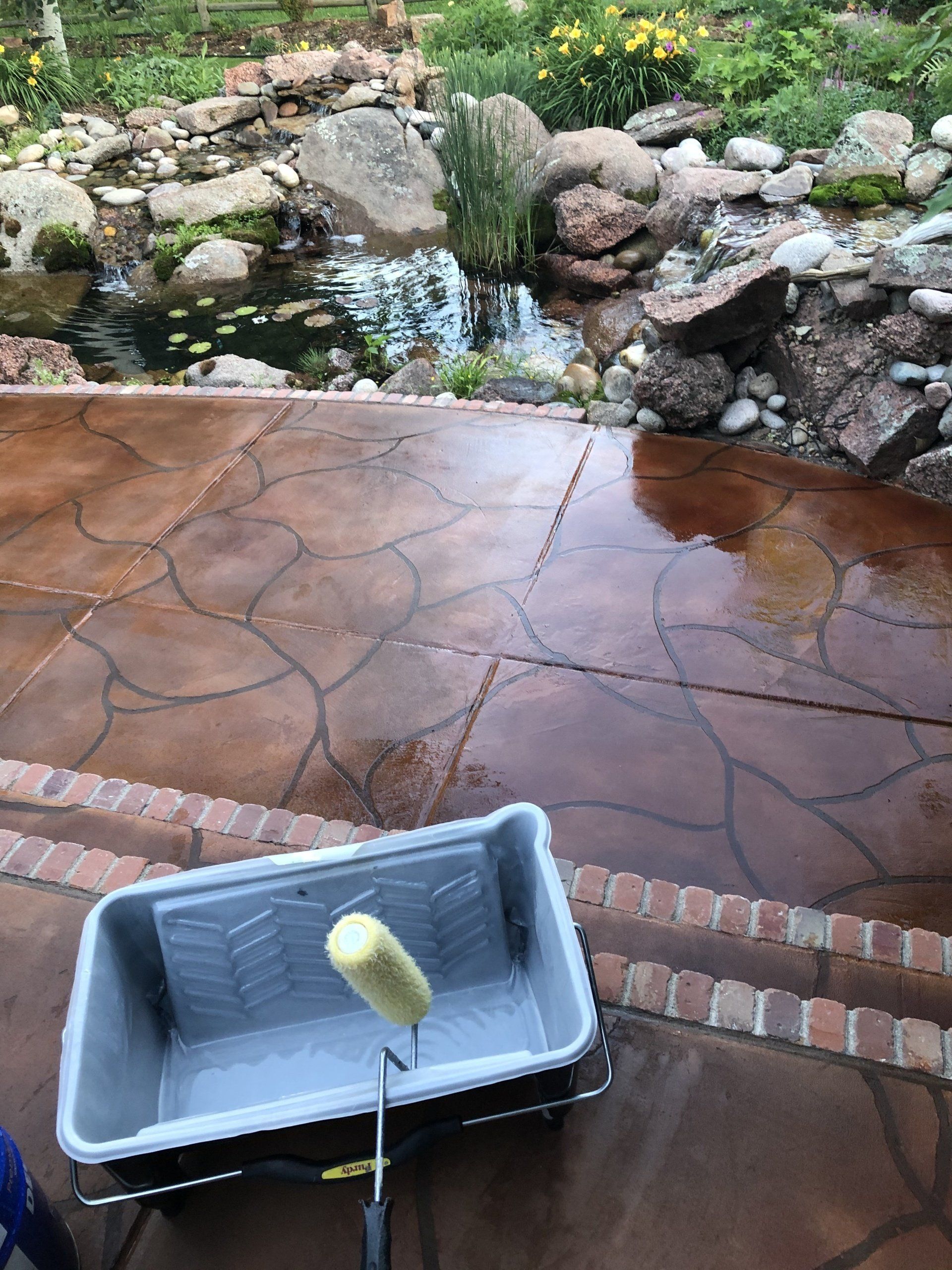 Roller with Epoxy — Silverthorne, CO — K J M Floor Store