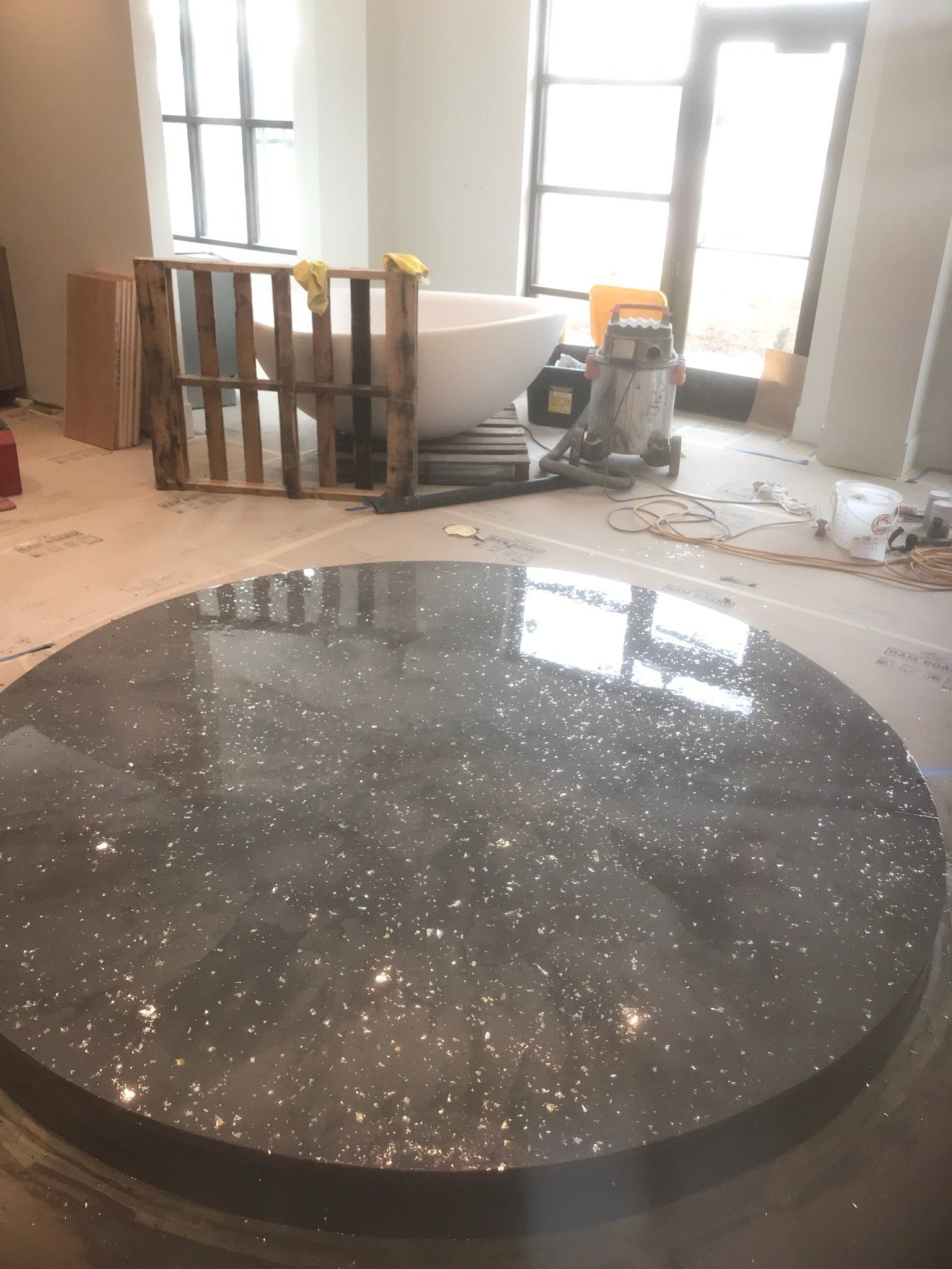 Round Marble — Silverthorne, CO — K J M Floor Store