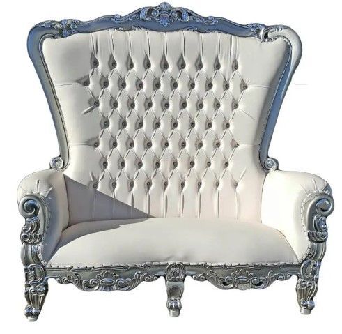 Silver Throne Chair