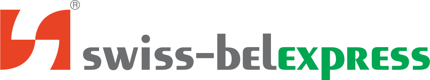 The logo for grand swiss-belhotel is red and white