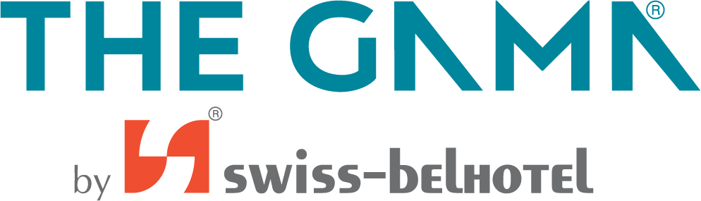Logo for The GANN by Swiss-Belhotel. Teal and red colors.