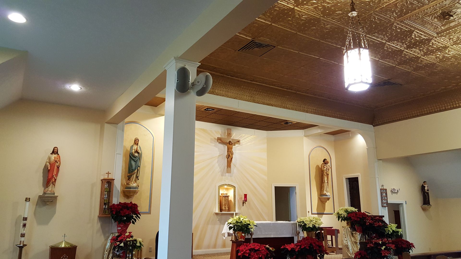 a church with an audio system installed by fisher electronics in northern ohio